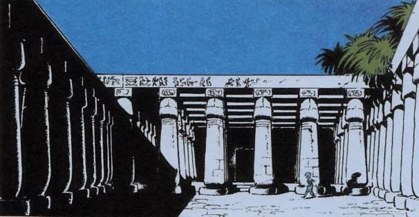 de gieter y la arquitectura egipcia