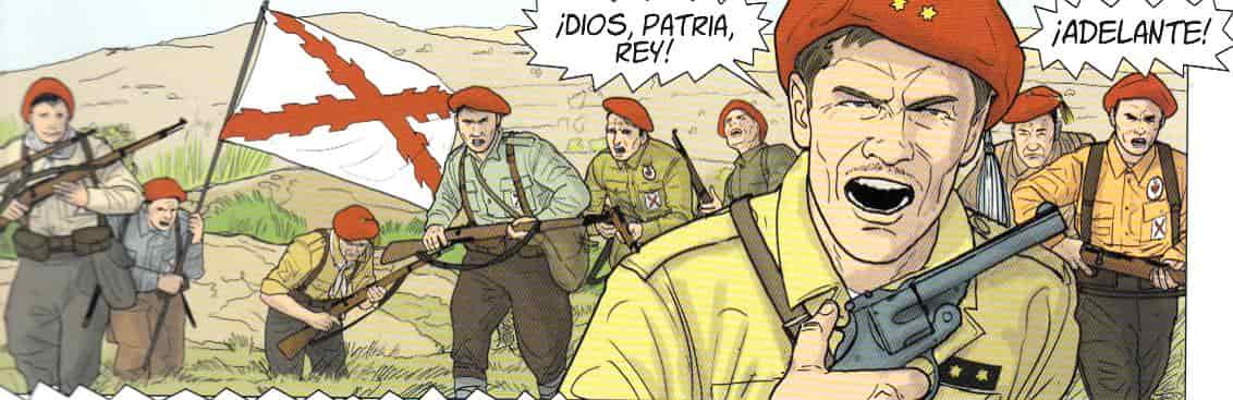 guerra civil española en cómic